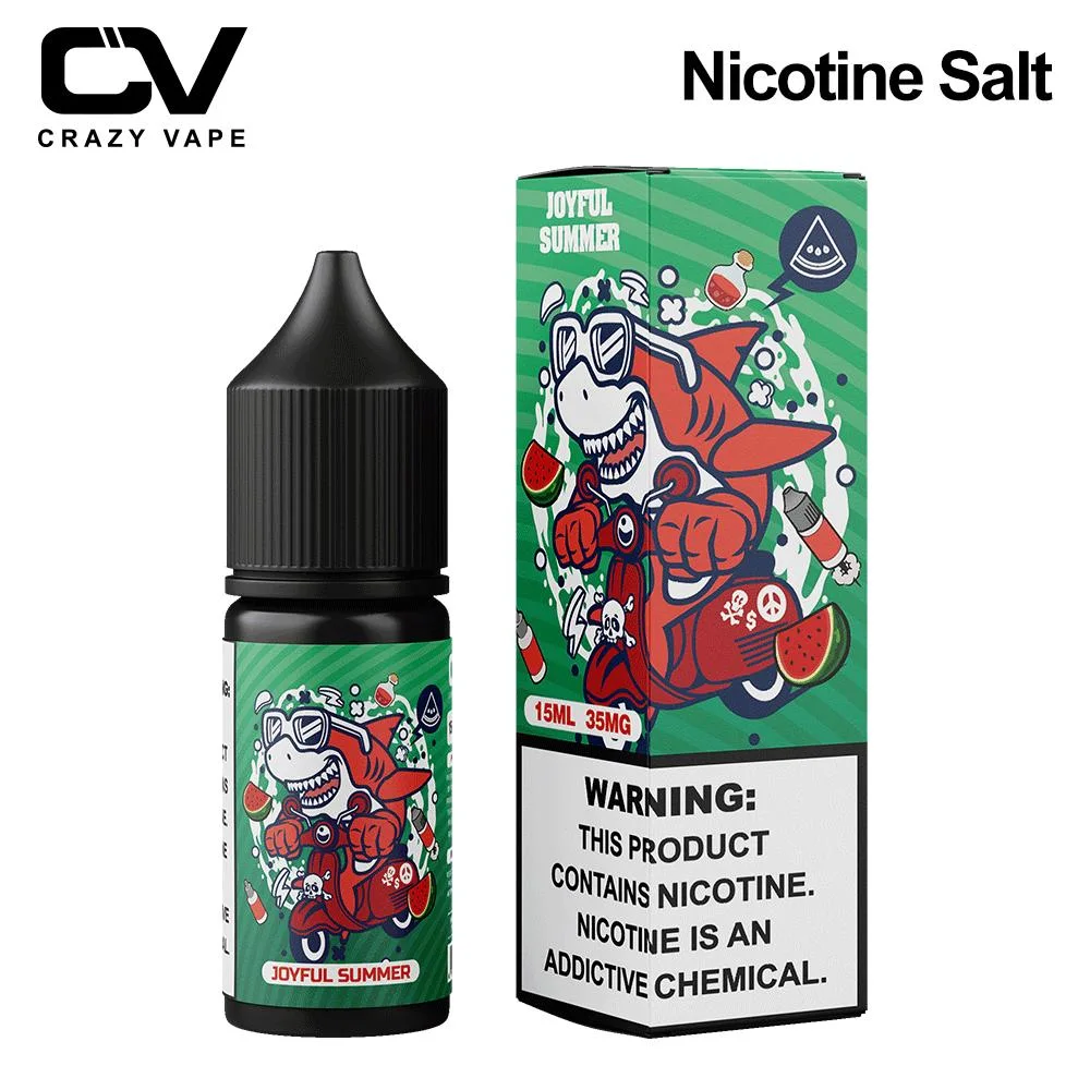 La nueva locura de Vape Best Sellers es un buen producto OEM ODM 15ml 35mg E Liquid E jugo para Vape