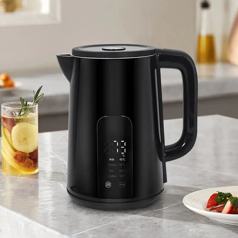 Electric Smart Digital Keep Warm Stainless Steel Jug Double Layer Kettle Temperature Control