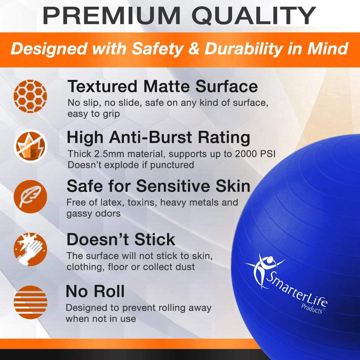 Home Fitness 65 Cm Sports Massage Yoga Ball