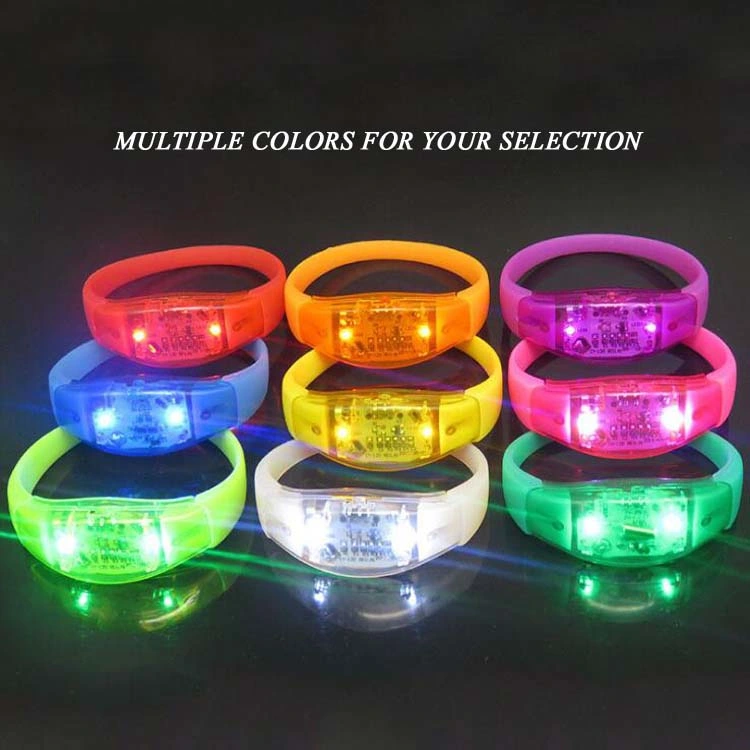 LED Bracelet Silicone Bracelet for Parties Vocal Concert and Events