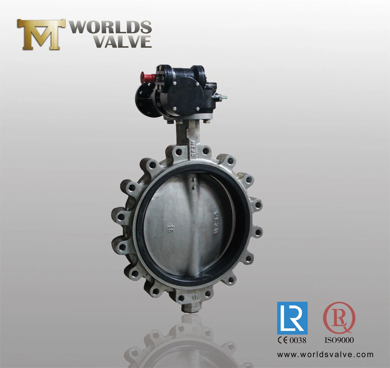 Stainless Steel Lug Type Butterfly Valves C/W Worm Gear/Iorn/Aluminum Lever/Electric/Pneumatic