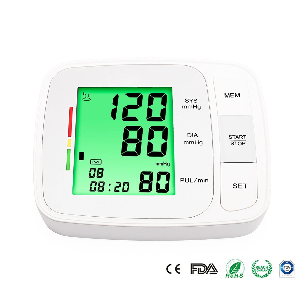 China Digital Arm Blood Pressure Monitor Pressure with Voice Arm Blood Pressure Monitor Factory