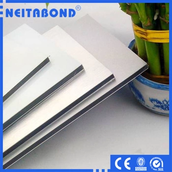 PE White Color Advertising Panels Aluminum Composite Plastic Materials