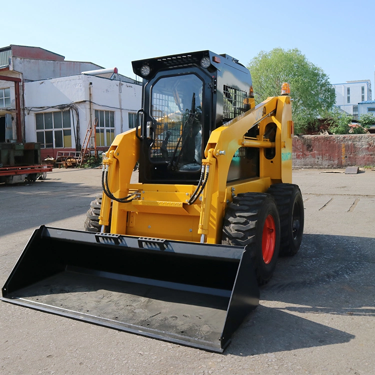 Mini Cargadora Compact Wheel Loader 500kg 700kg Skid Steer Loader for Sale