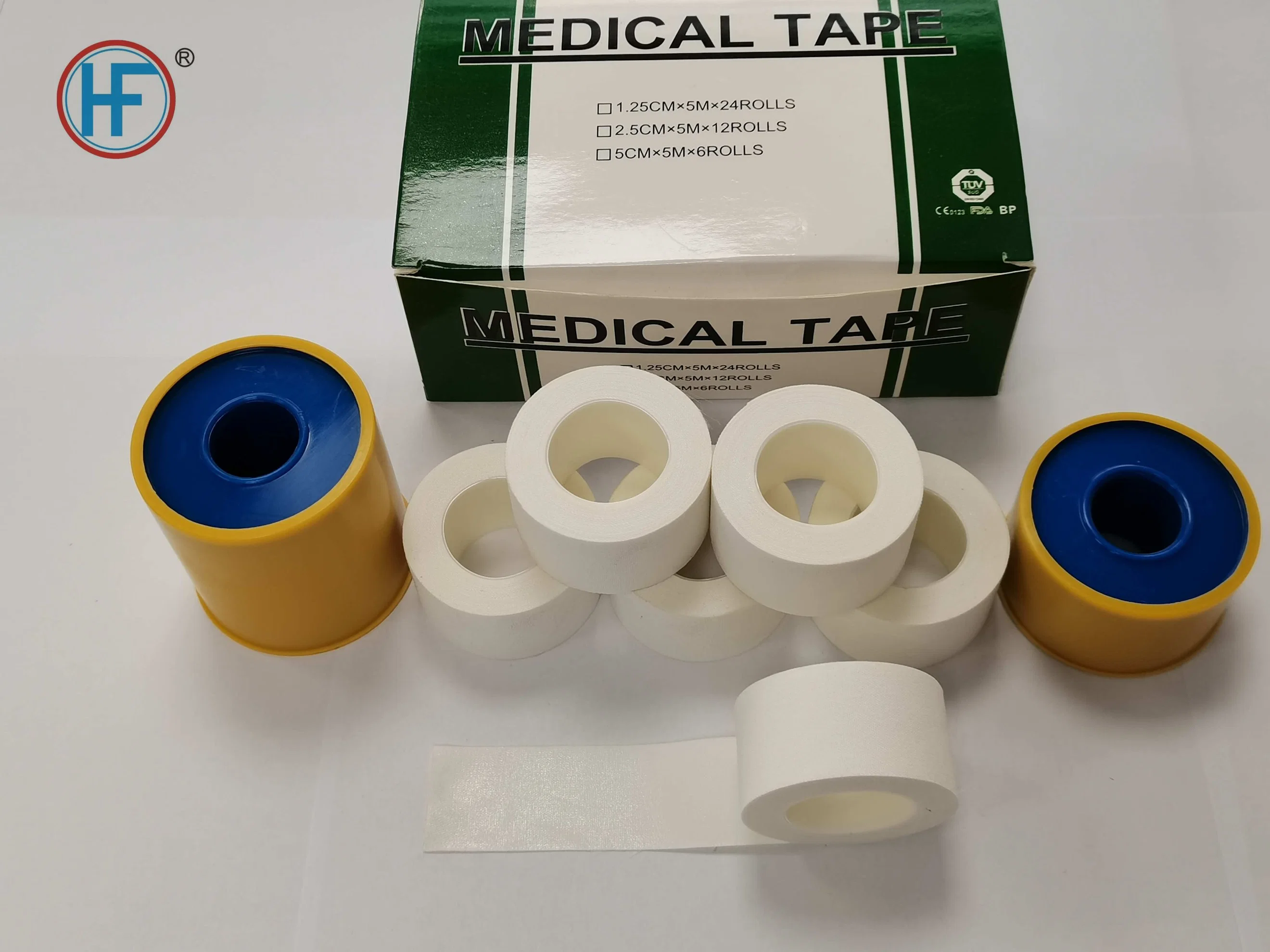 Medical Surgical Silk Tape CE Approved Medical Tape Waterproof Adhesive First Aid Tape Hypoallergenic Fabric 15cm X 5m