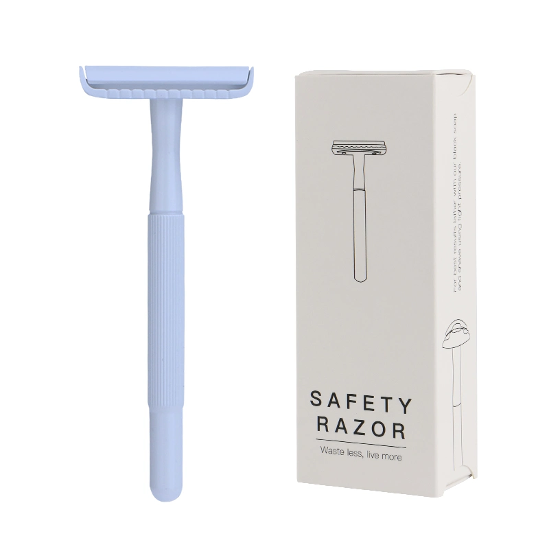 China Razor Factory Classic Metal Safety Razor afeitadora de afeitar para hombre Con 5 hojas