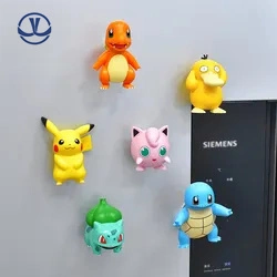 Precio de fábrica de dibujos animados Cute Pikachu de resina amarillo imán de nevera Wholesale/Supplier