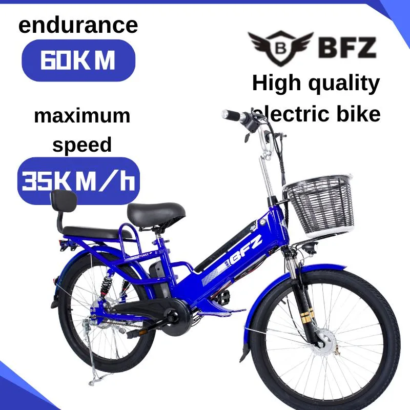 Usine chinoise de motos électriques pour adultes E-Bike 24 pouces, vélo automatique sans balais.