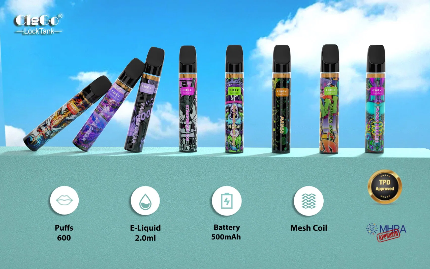 2023 Nouvelle marque Ecigarette Vape New Tech tendance future Vape stylo jetable