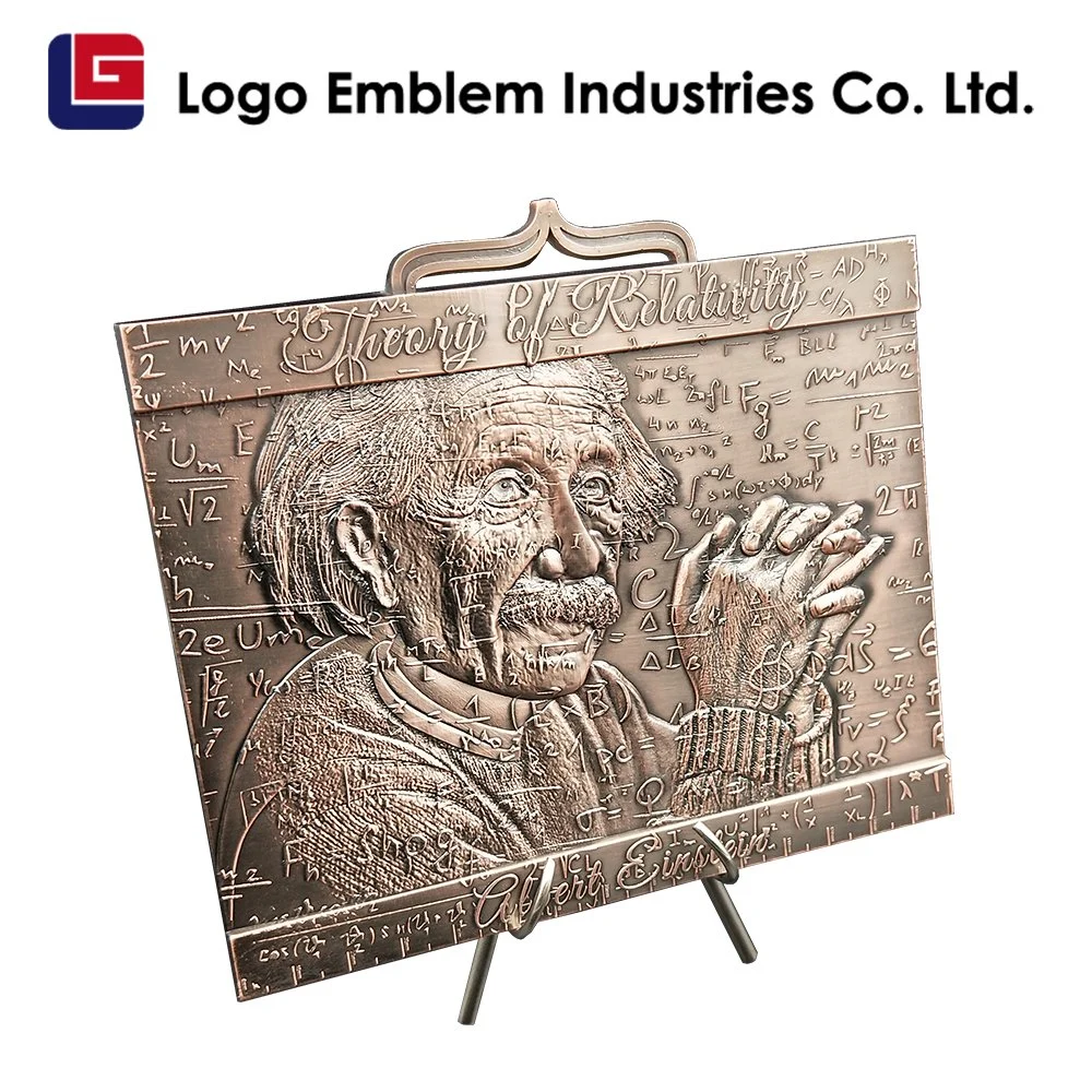 شعار زخرفة المنزل المعدني شعار Emblem أو OEM 1PC / 1 إطار صور Polybag