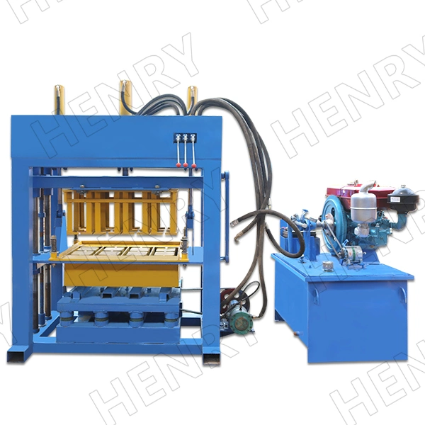 Diesel Hydraulic Brick Making Machine Concrete Hollow Block Making Machine