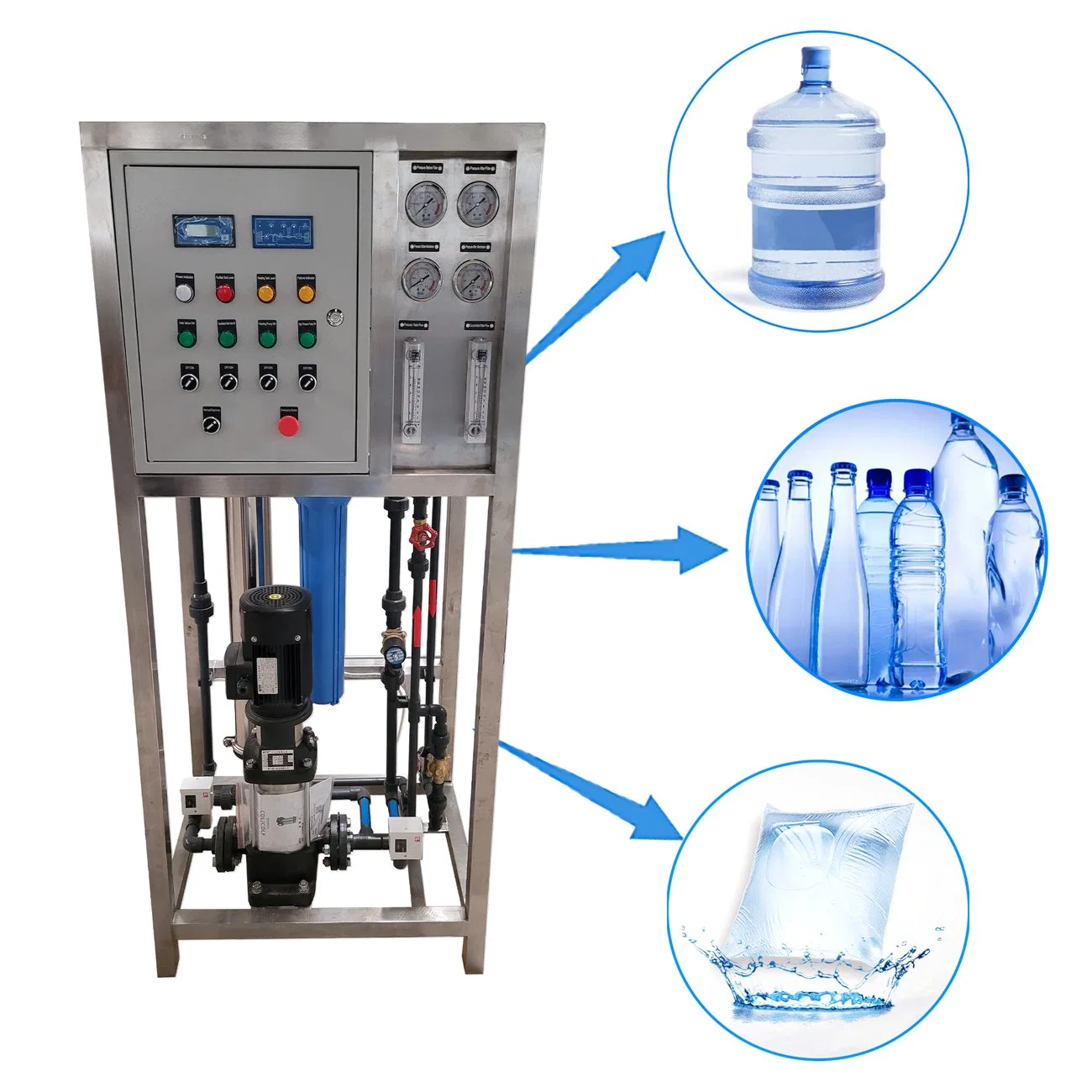 0.25t/H Drinking RO Water Purifier Reverse Osmois Water Treatment System RO Water Filter Small