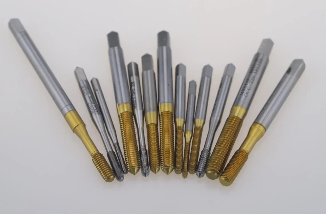 High quality/High cost performance HSS Forming Taps with Tin Coating M5*0.8