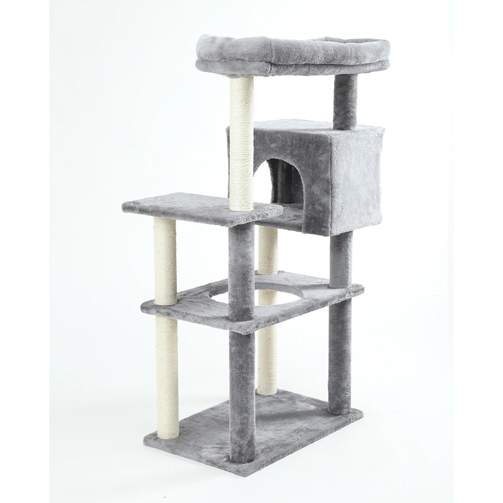 Torre de gato de cuerda de sisal Cat personalizable Gran rascador de poste