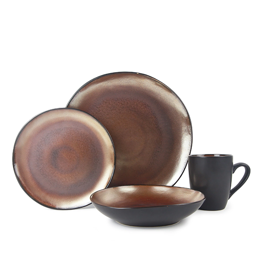 5%off Japanese Style Matte Glaze Ceramic Tableware Stoneware Dinnerware Set for Home Use