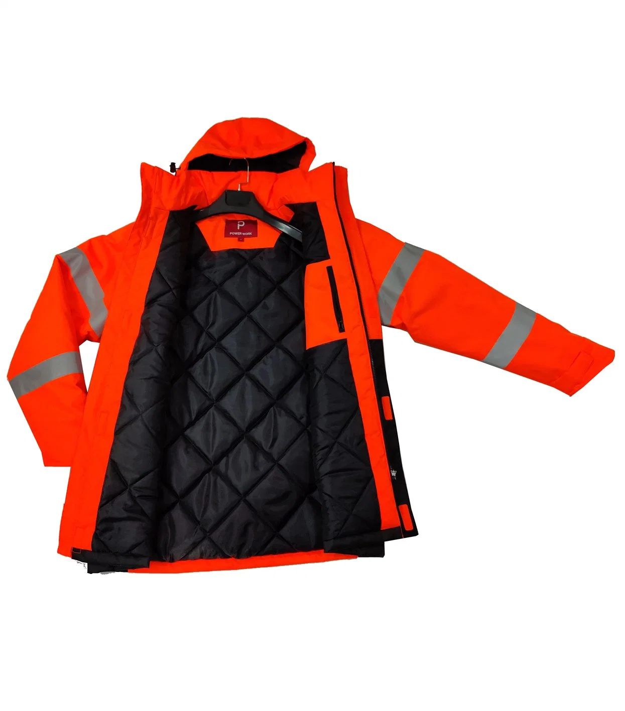 Hot Sale New Design Hi Vis Waterproof/Windproof Workwear Jacket with Reflective Tape