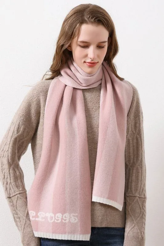 Hot Sale Wool Striped Woven Scarf Customized Scarves