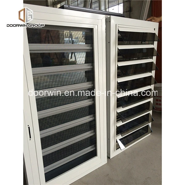 Seguro de puerta de persiana de aluminio Cristal