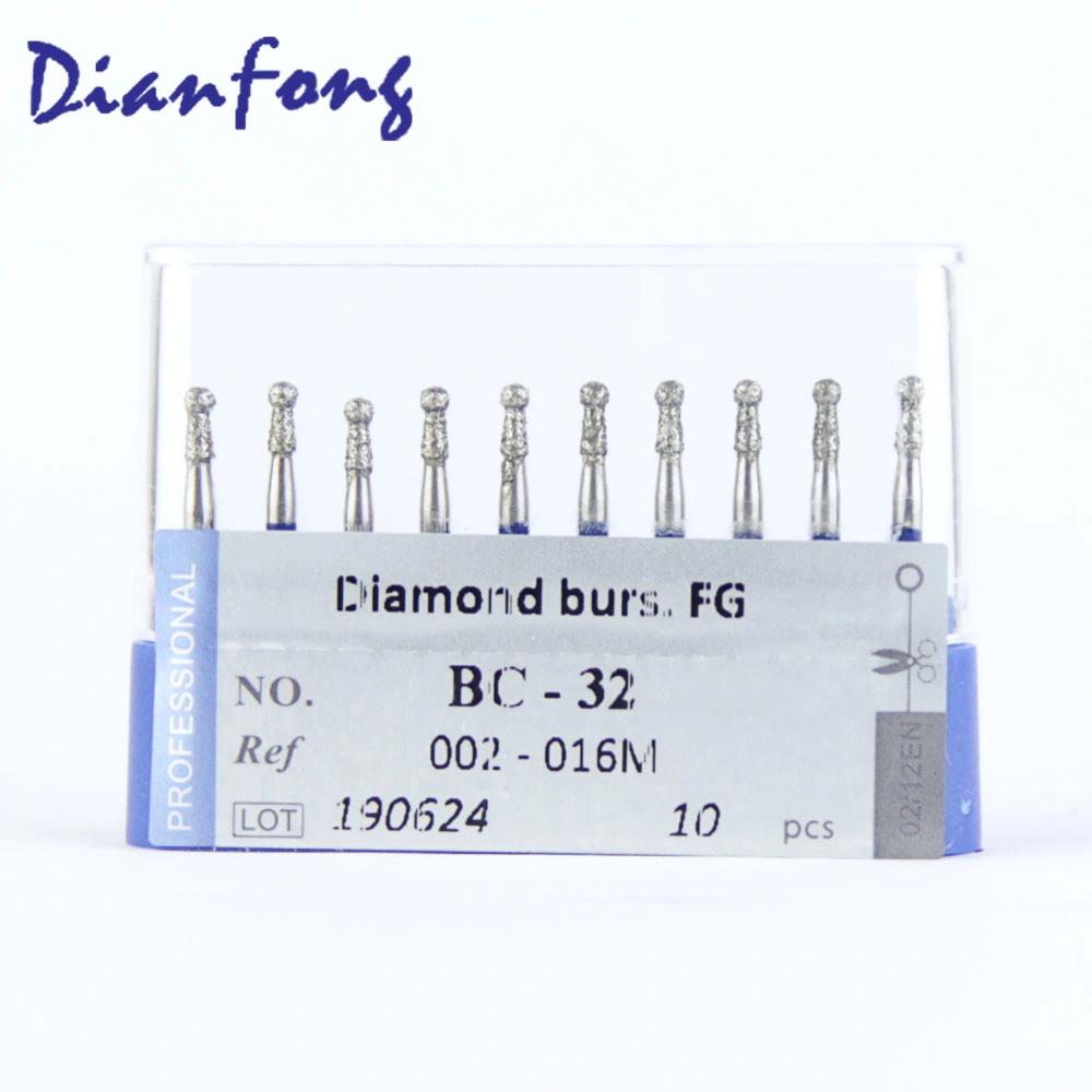 Bc-32 Round with Collar Fg Dental Diamond Burs