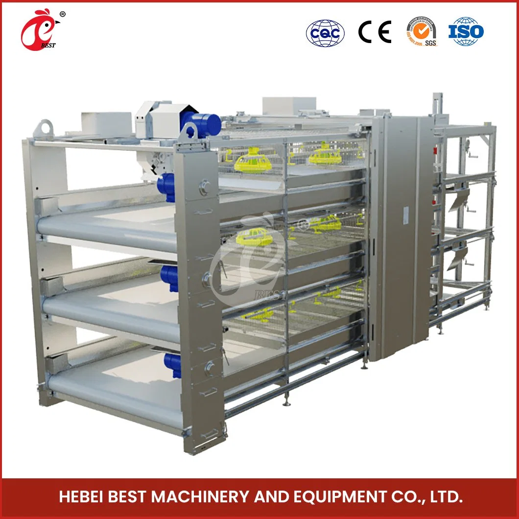 Bestchickencage H Frame Broiler Cages China Broiler House Heating Equipment Wholesale/Supplierr Low Carbon Steel Wire Material Broiler Raising Cage