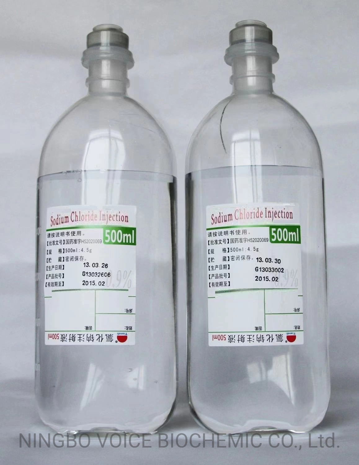 500ml Injection de chlorure de sodium 0,9%