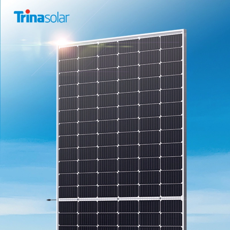 Trina 430 435 440 445 450 Watts Wp Monocrystalline Silicon PV Module Solar Panel for Commercial Industrial Use Roof Mounting System
