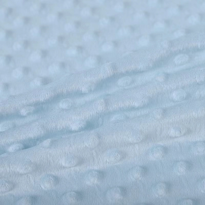 Bulle de pression tricotée en polyester Crystal imprimé super doux Ultra Tissu velours polaire lisse pour couvertures et jouets pour bébé et Textile domestique