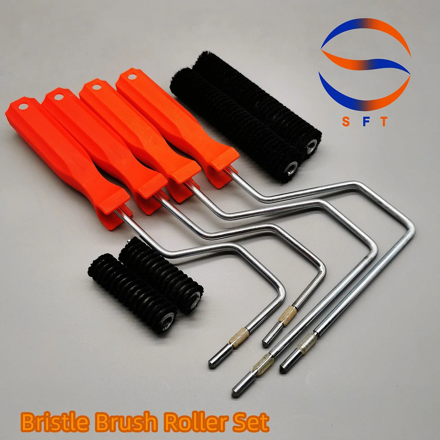 Customzied Zinc Plated Plastic Bristle Brush Roller Handles China Manufacturer