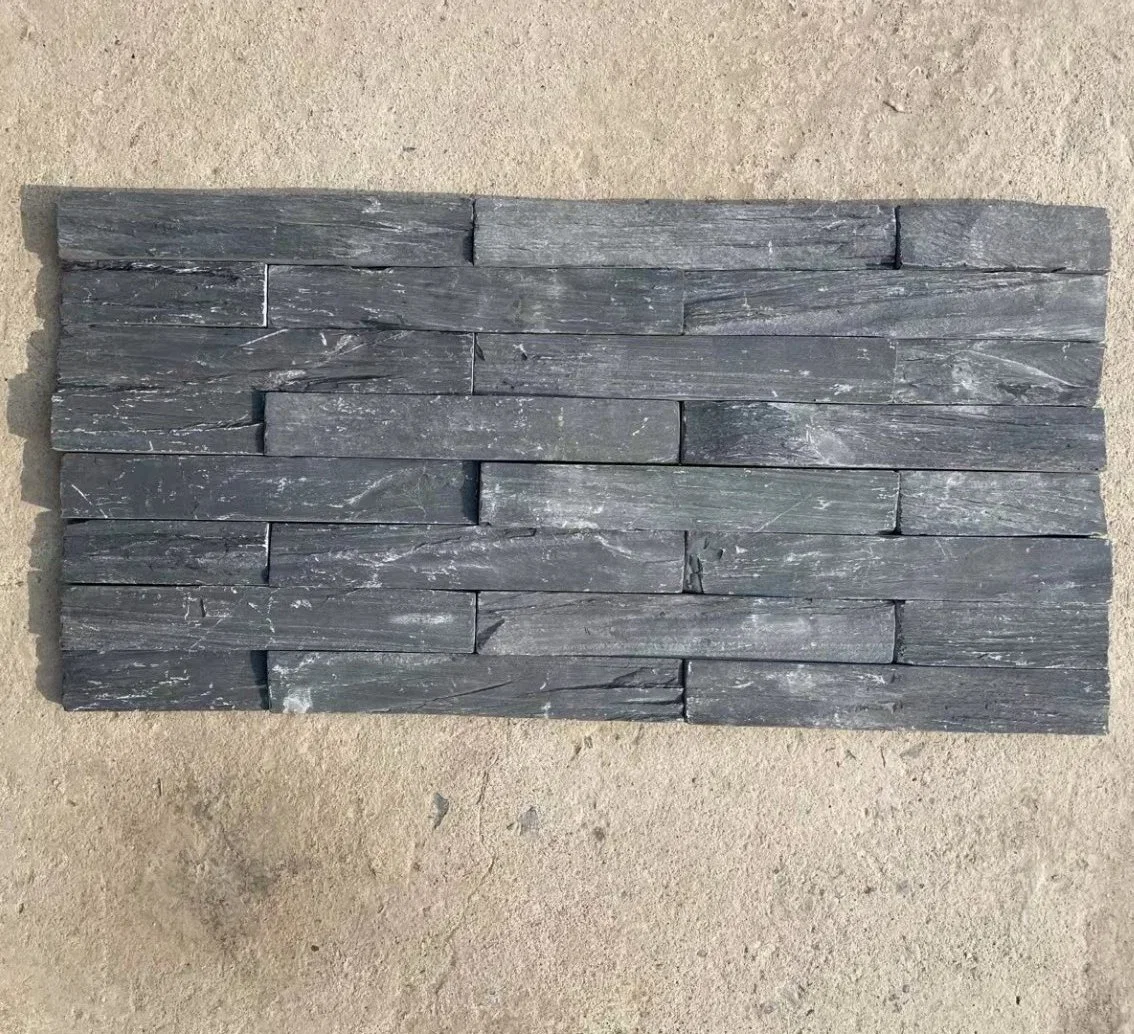 China Hersteller Landschaft kultivierte Stein Furnier / Rusty Strip gestaffelt für Gebäude Wandverkleidung