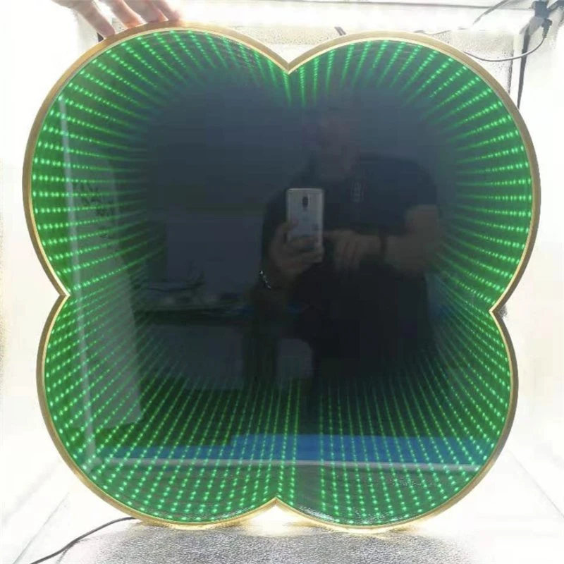 Wall Hanging Custom Decorative 3D LED Infinity Mirror with Lights