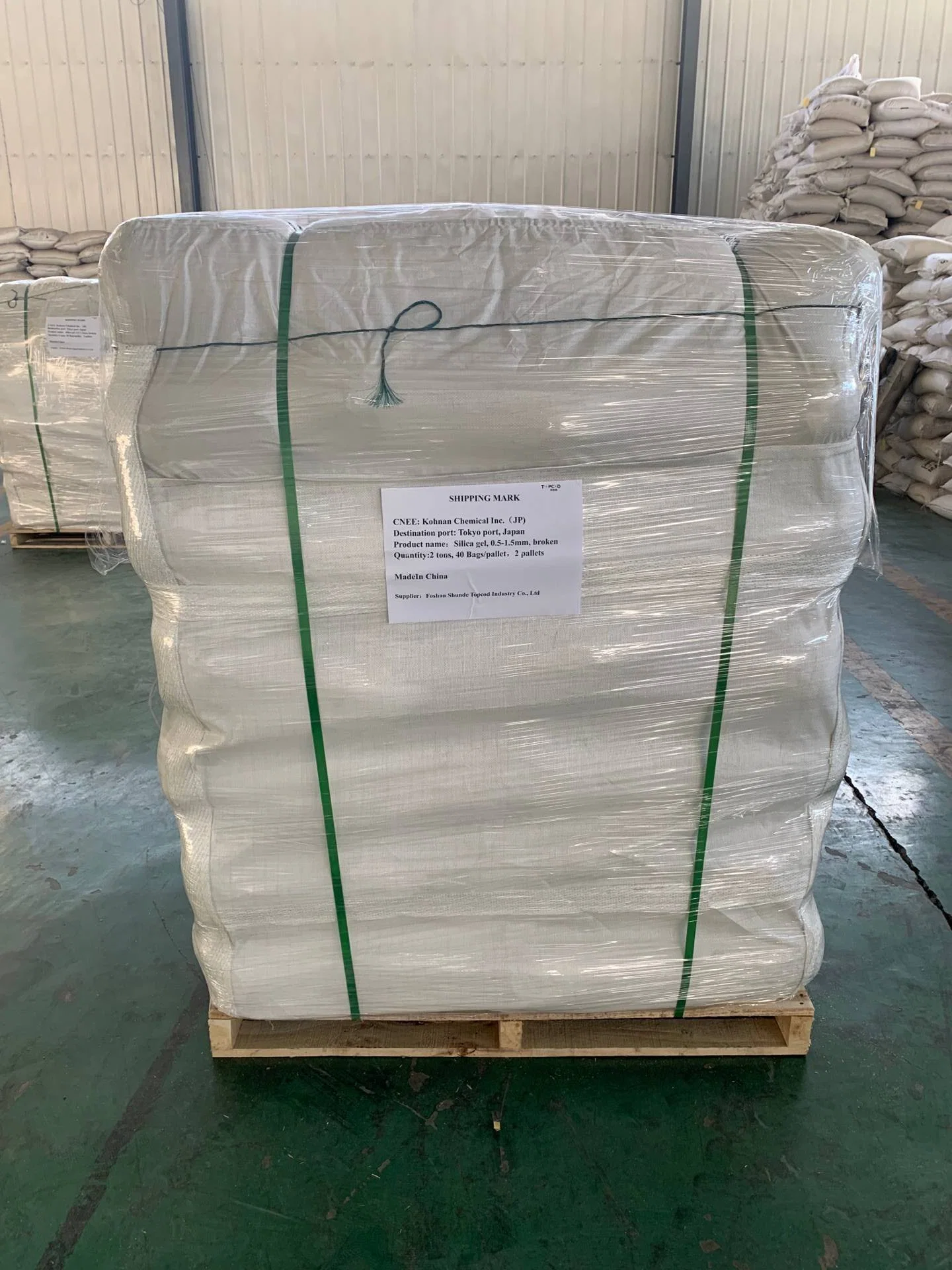 25kg Bulk Bag 1-3mm Silica Gel Blue Indicating in Absorbing Moisture