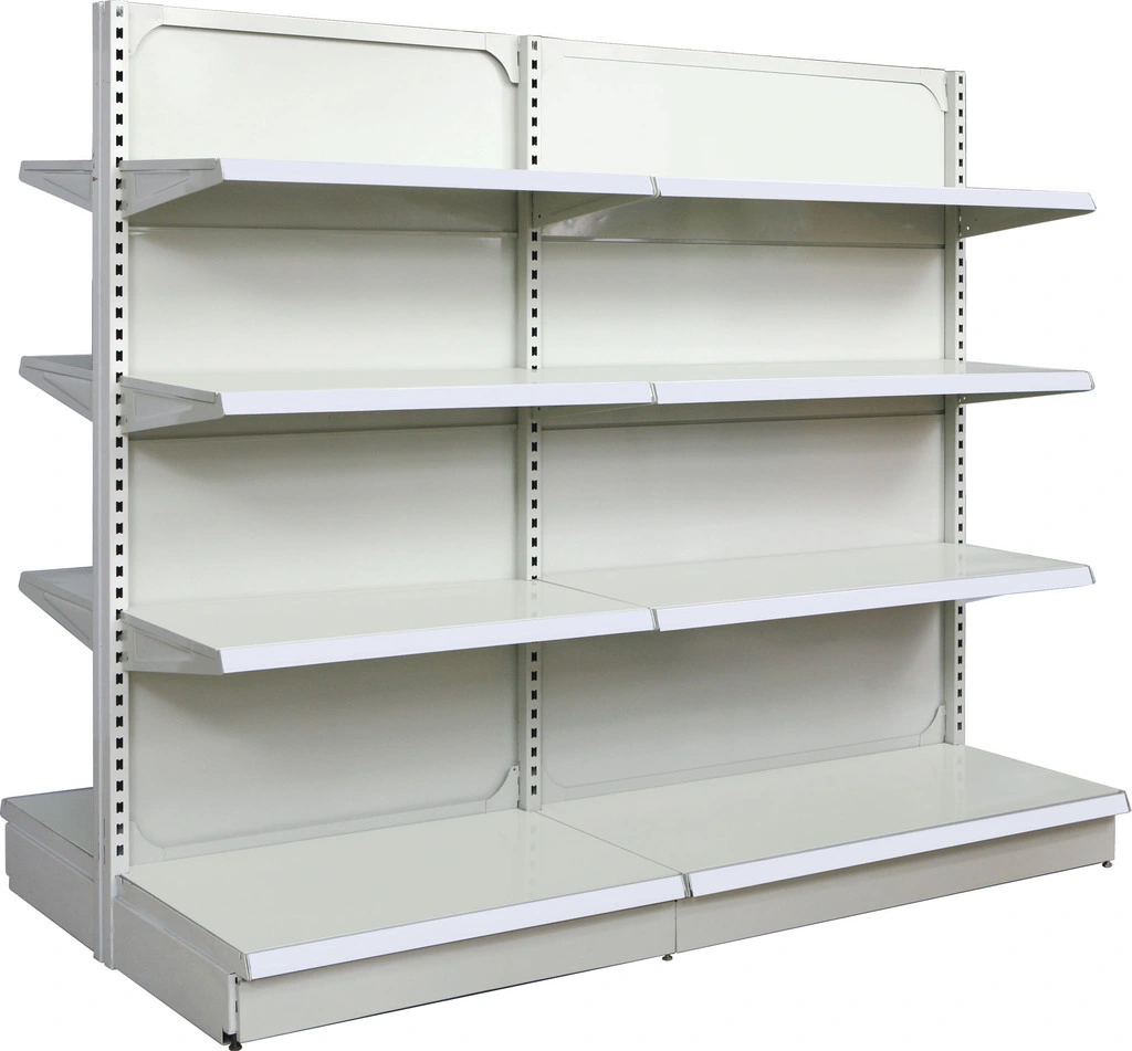 Design personalizado Canto Snack Metal Supermercado Racks Storage Shelves de exibição