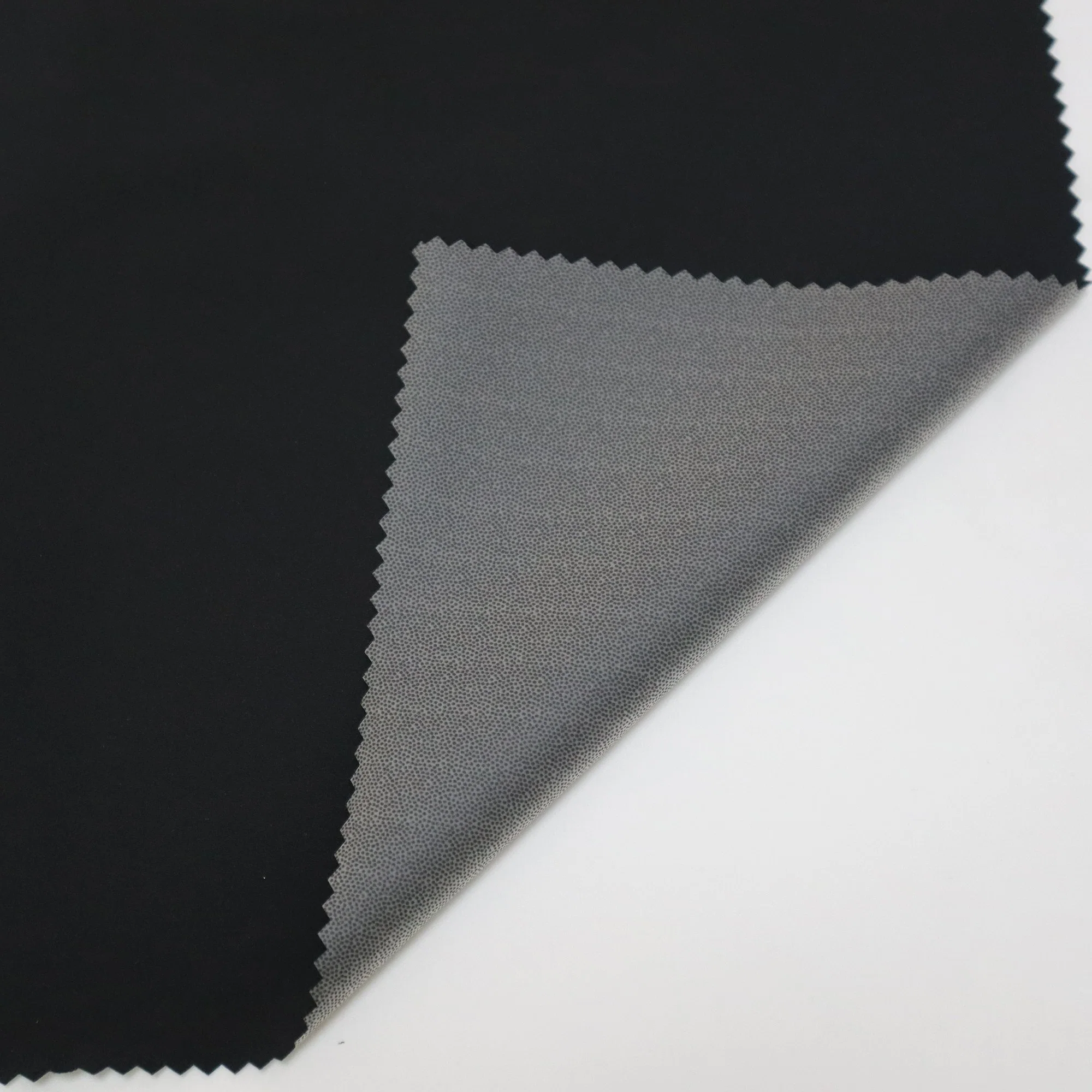 86% Nylon 14% Spandex Conductive Included Stretch Dobby Waterproof TPU Clear Laminating Fabric for Uniform