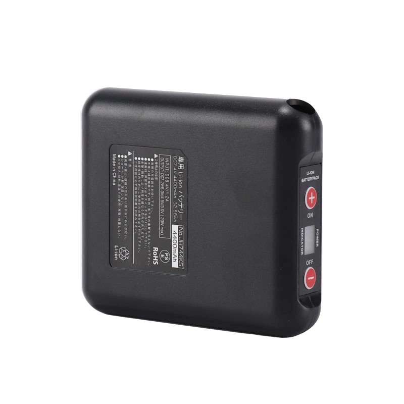 Batterie lithium-ion ronde 4400mAh 7,4V capacité batterie lithium-ion électrique Accessoires pour vêtements