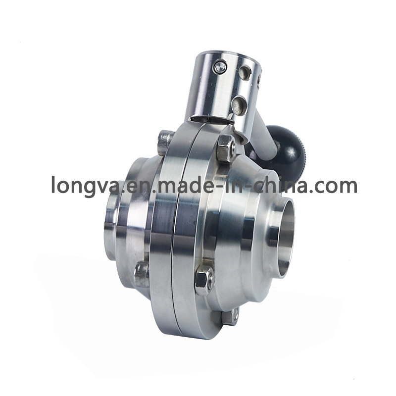 Saintary Steel Butt Welded Butterfly Type Ball Valve