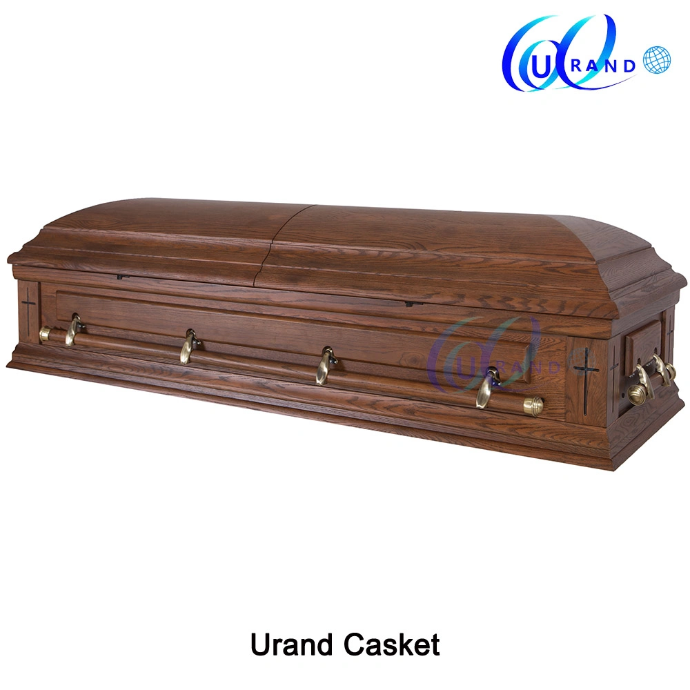 Crossed Corner Special Design Wholesale/Supplier Oak Casket