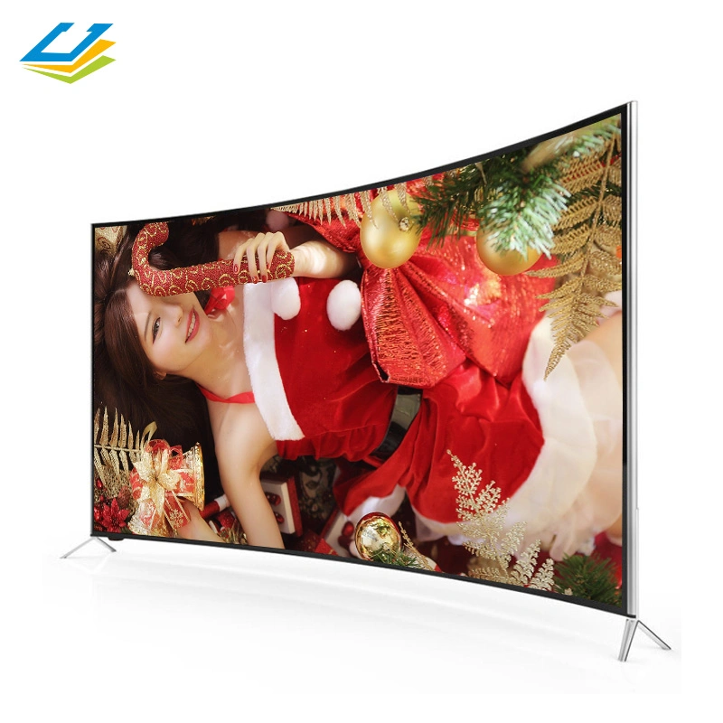 Écran de télévision de courbe de Smart TV LED LCD couleur HD