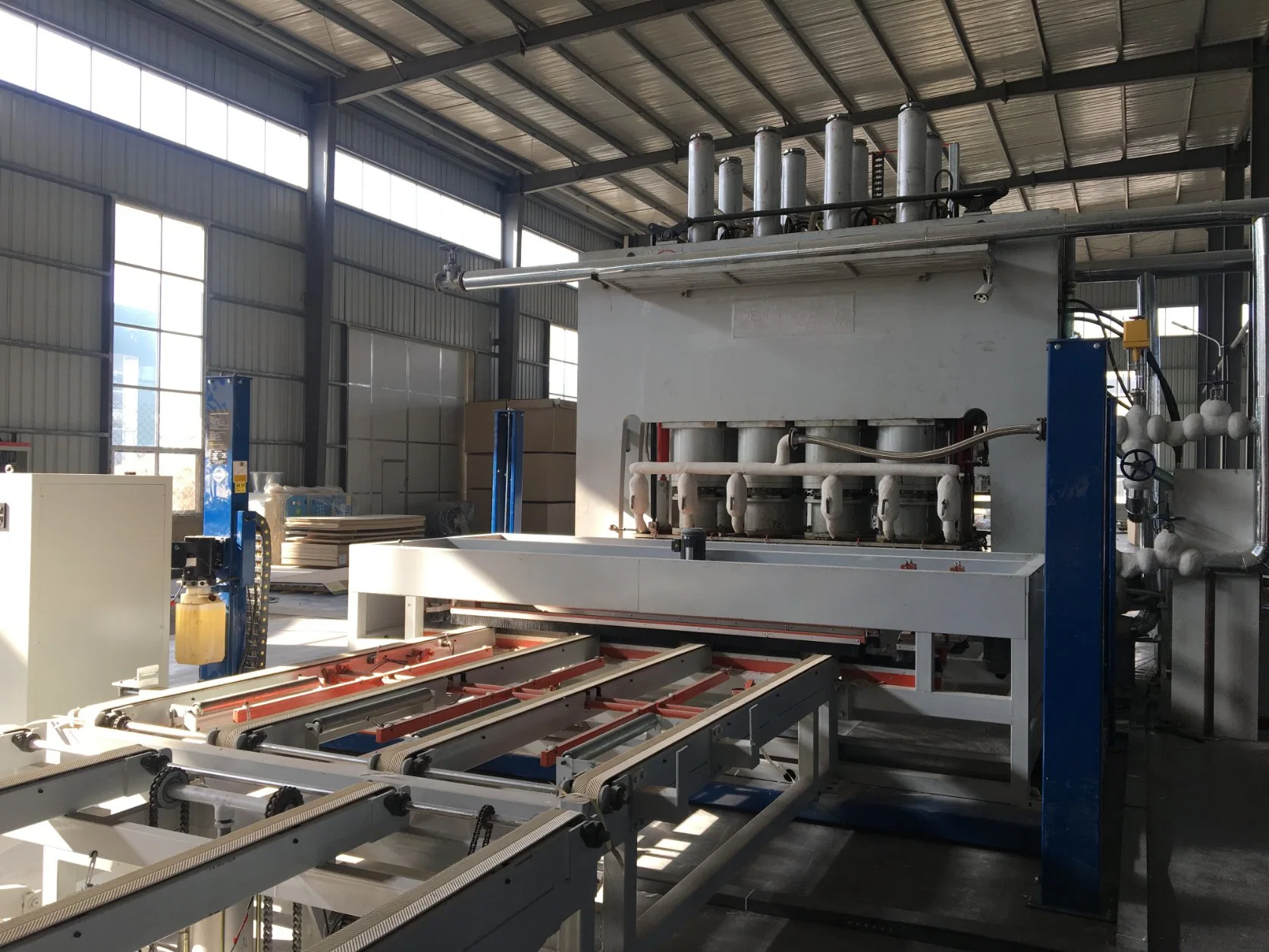 Professional Lamination Production Line for Melamine Paper Particleboard Laminating