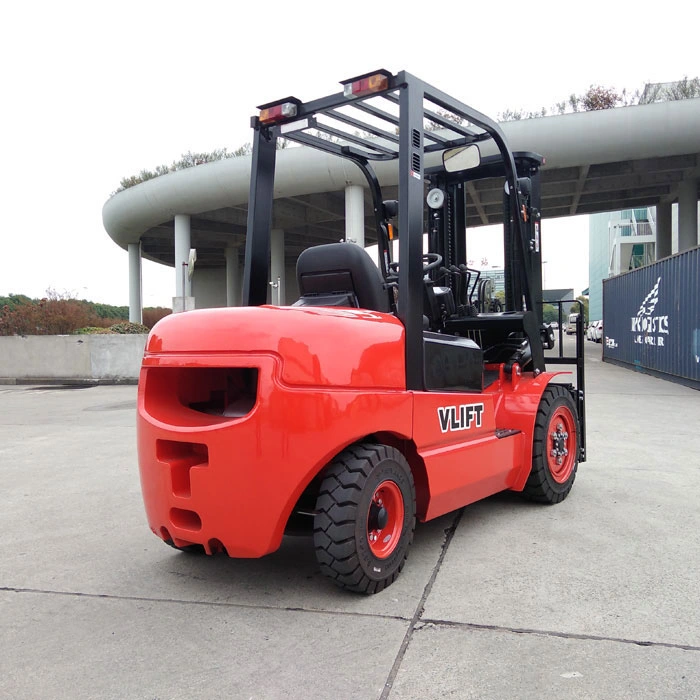 CE Certificate 2.5 Ton Hydraulic Diesel Forklift Lifting Height 4500mm