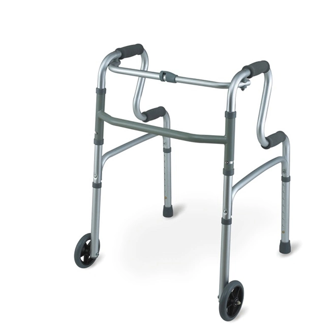 Wholesale Medical Walkers with Two Front and Aluminum Frame