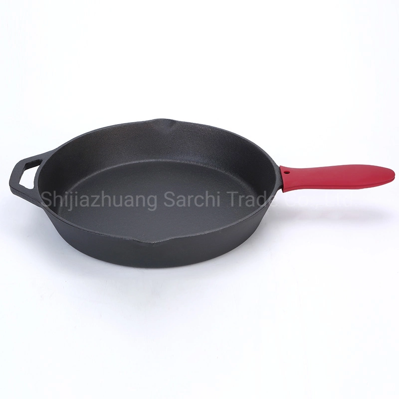 Pre-Seasoned Oven Safe Cookware Stovetop Barbecue Campfire Cooking Cast Iron Skillet Frying Pans