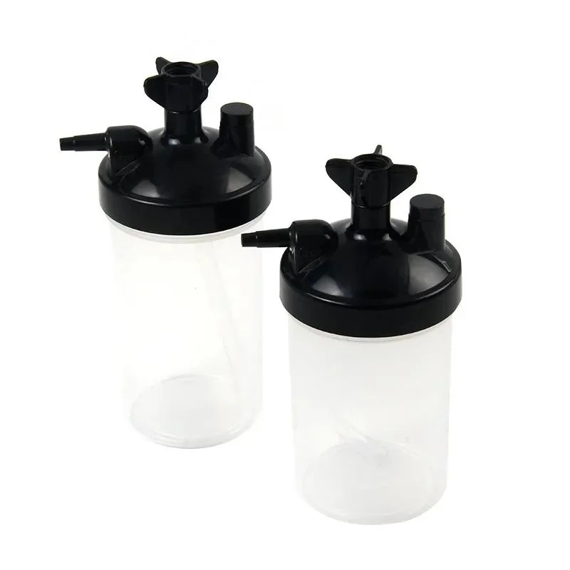 OEM Humidifier Cup Oxygen Flow Meter Wall Type Double-Tube Medical Bottle Humidifier