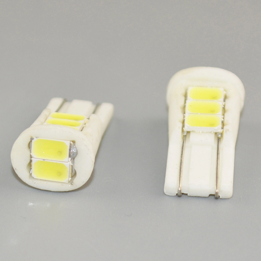 T10 8SMD 5630 Ceramic Base LED Side Maker Стоянка для ламп Авто автомобиль Super Bright White T10 8LED освещение салона автомобиля Лампа регулировки ширины камеры