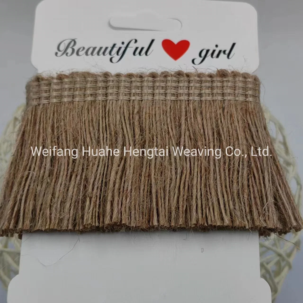 Wholesale/Supplier New Style Simple Wind Jute Rib Lace