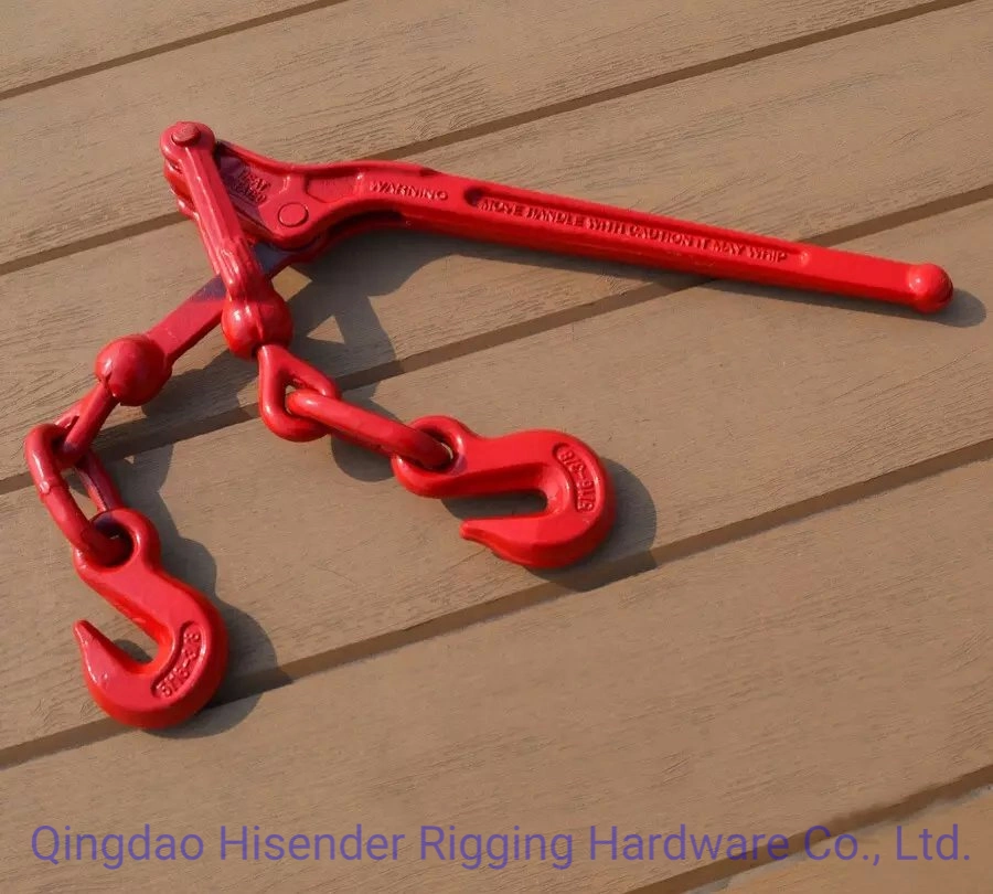 Ratchet Type Load Binder, Red Painted