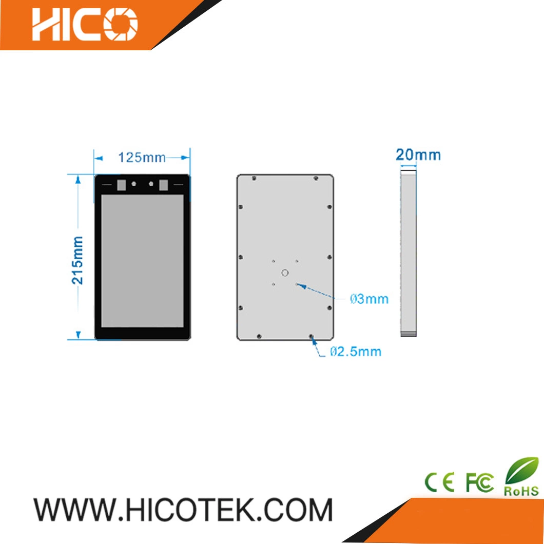 Hico Walk Through Temperature Machine Camera System Detectors