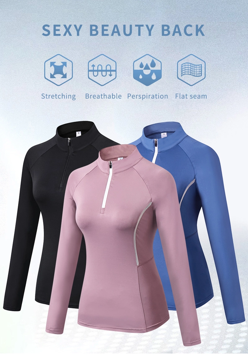 Sports Wear Women Long Sleeves Shirts Running Apparel