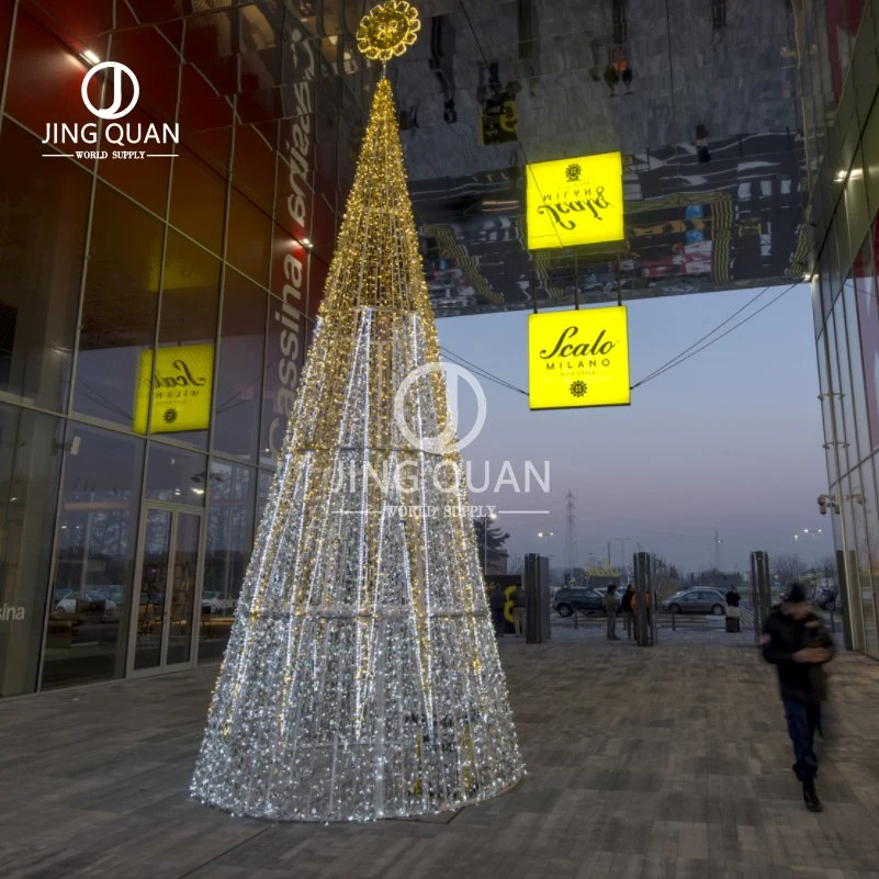 Natal Árvore decorações férias LED motivos Santa Lights ao ar livre impermeáveis IP65 Street Shopping Mall decors