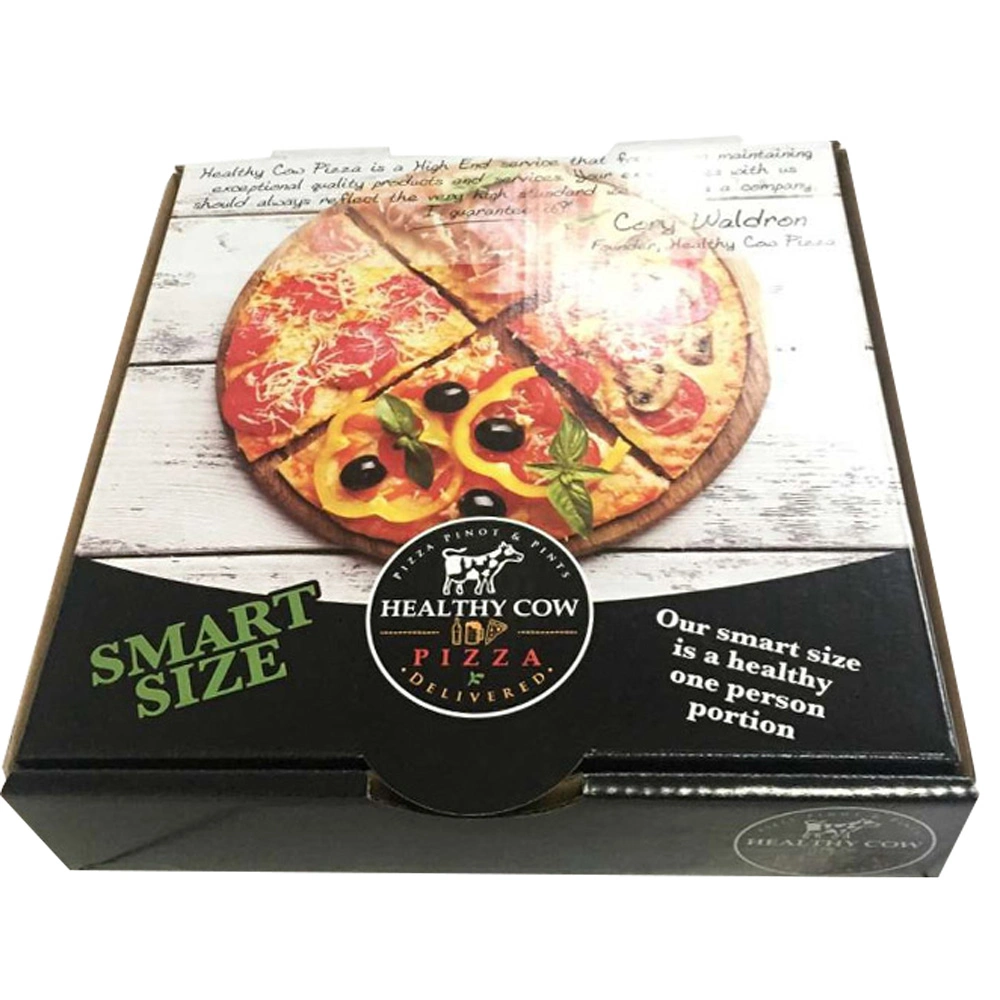 2023 Neue Ankunft Günstige Maßgeschneiderte Recyclingfähige Custom Carton Pizza Box Für Verpackung