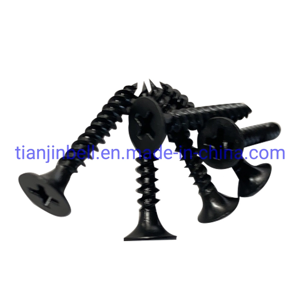 Good Quality Gypsum Board Coarse Fine Thread Self Tapping Drywall Screw/Black Screw